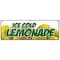 Signmission LEMONADE 1 BANNER SIGN lemonaid ice cold fresh homemade drinks food B-72 Lemonade 1 - alternate 1